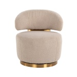 Draaistoel Maxime sand furry (Himalaya 902 sand furry)