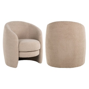 Fauteuil Fenna sand furry (Himalaya 902 sand furry)