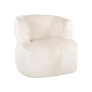 Fauteuil Donna white chenille (Bergen 900 white chenille)