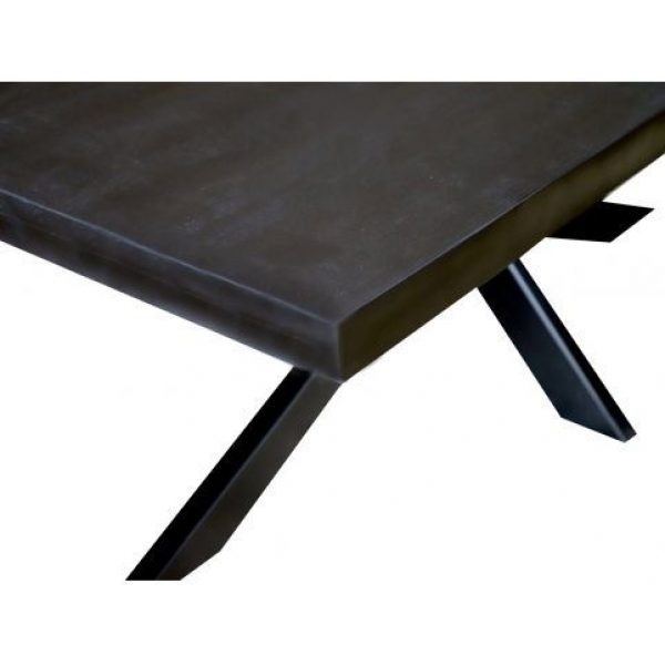 Eettafel Carleon Spider II 180 Zwart Mangohout