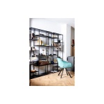 June Metalen Rek Zwart 120cm