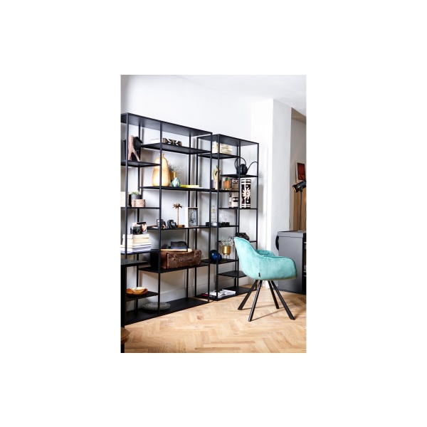 June Metalen Rek Zwart 120cm