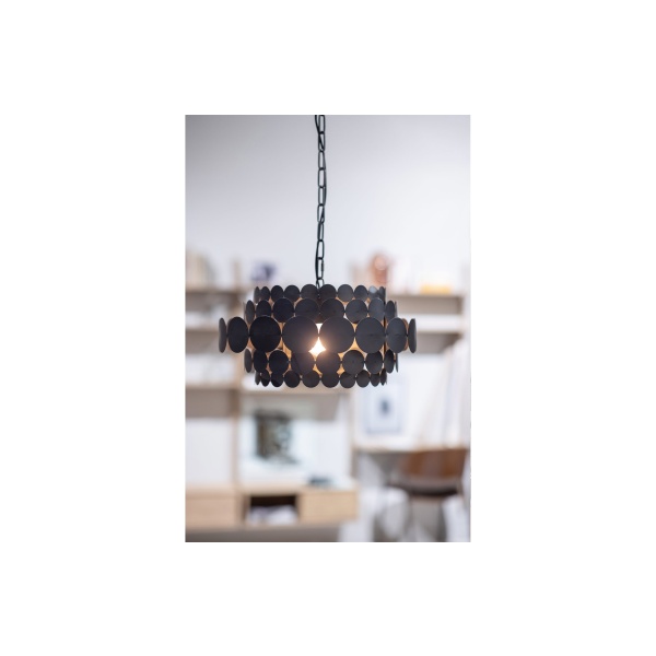 Kaki Hanglamp Metaal Zwart