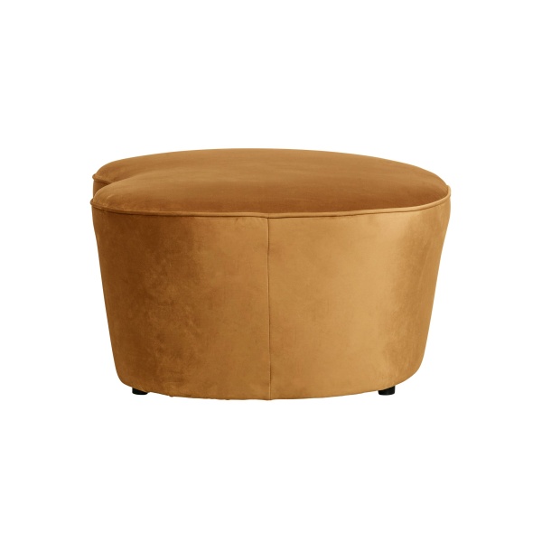 Macaroni Bankje 110cm Fluweel Mosterd