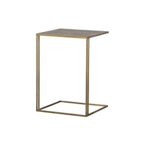 Bend Over Bijzettafel Metaal Antique Brass