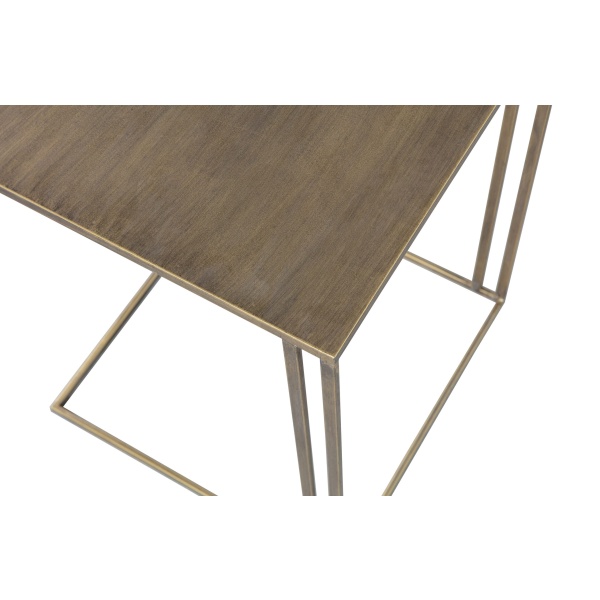 Bend Over Bijzettafel Metaal Antique Brass