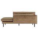 Rodeo Daybed Left Velvet Taupe