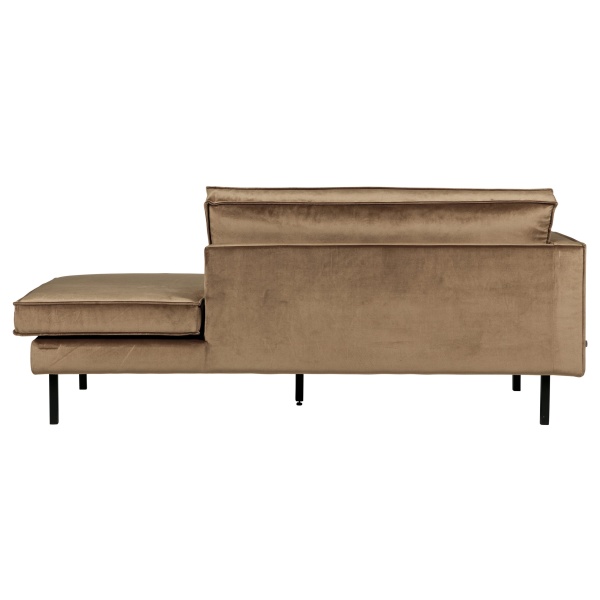 Rodeo Daybed Left Velvet Taupe