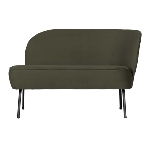 Vogue Lounge Fauteuil Rechts Fluweel Onyx