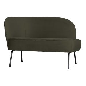 Vogue Lounge Fauteuil Rechts Fluweel Onyx