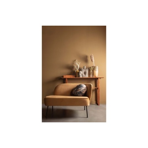 Vogue Lounge Fauteuil Rechts Fluweel Mosterd