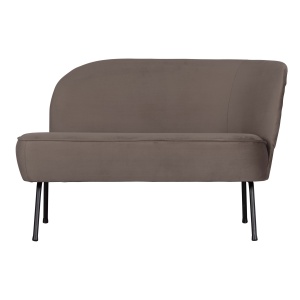 Vogue Lounge Fauteuil Rechts Fluweel Nougat
