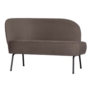 Vogue Lounge Fauteuil Rechts Fluweel Nougat