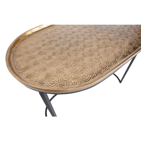 Set V 2 - Embrace Bijzettafel Metaal Antique Brass