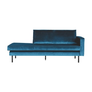 Rodeo Daybed Right Velvet Blue