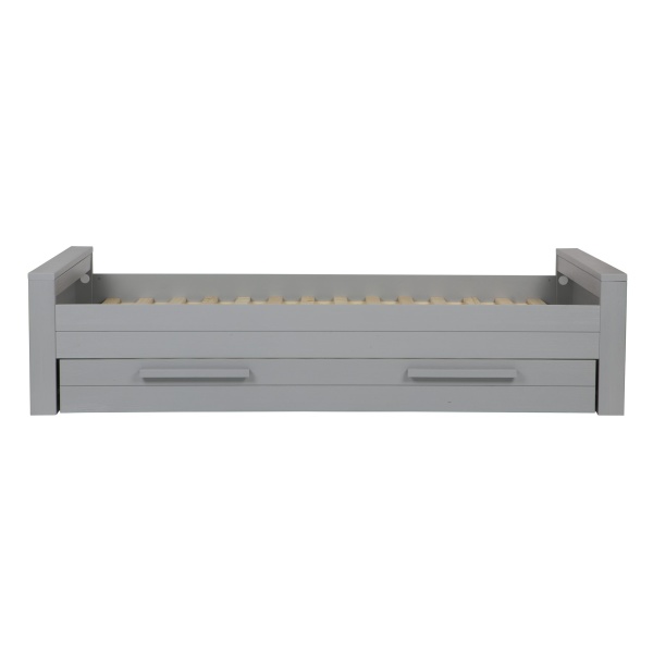 Dennis Bed 90x200 Cm Grenen Betongrijs Geborsteld [fsc]