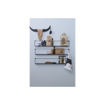 Meert Wandplank Zwart 100cm