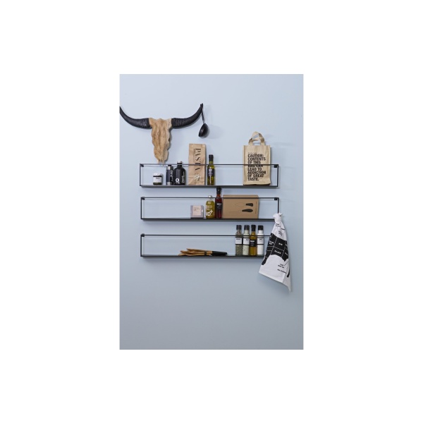 Meert Wandplank Zwart 100cm