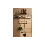 Meert Wandplank Zwart 100cm
