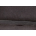 Statement 4-zits Bank 280 Cm Lederlook Grijs
