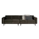 Statement 4-zits Bank 280 Cm Fluweel Warm Groen