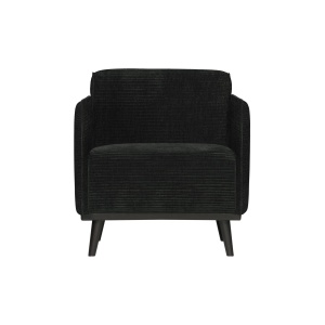 Statement Fauteuil Met Arm Brede Platte Rib Graphite