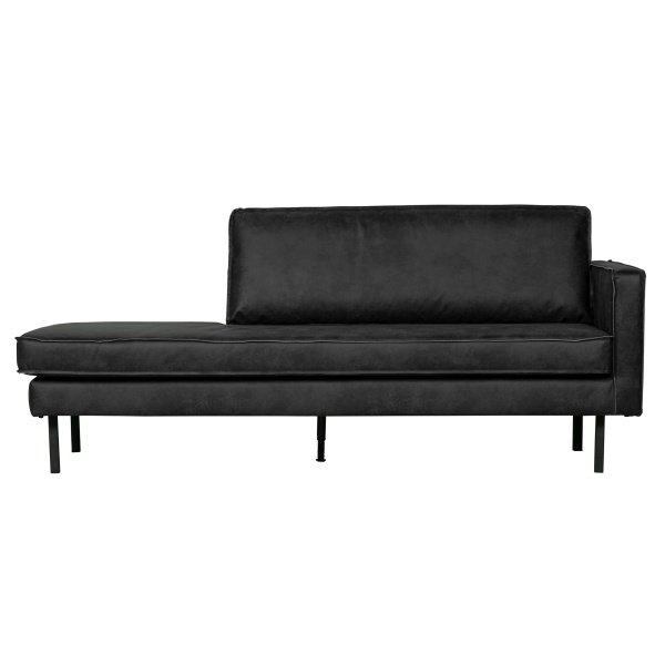 Rodeo Daybed Right Zwart