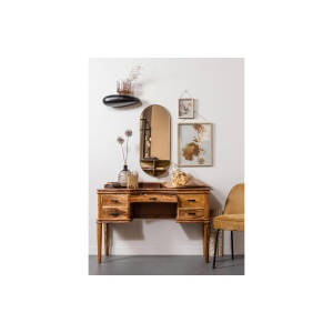 Boudoir Kaptafel Hout Bruin