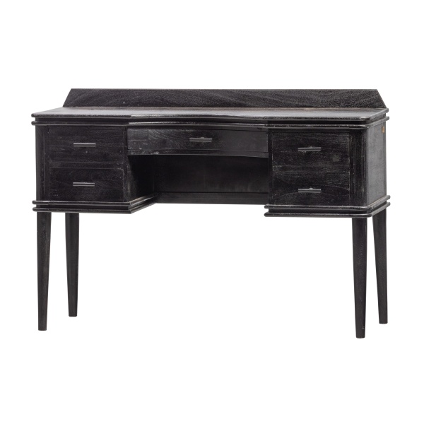 Boudoir Kaptafel Hout Zwart