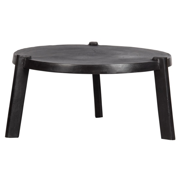 Set V 2 - Burly Bijzettafel Metaal Zwart