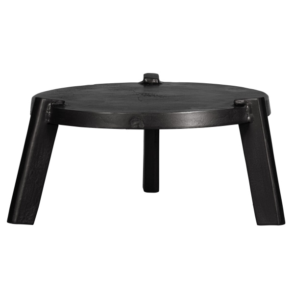 Set V 2 - Burly Bijzettafel Metaal Zwart