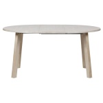 Lange Jan Uitschuifbare Eettafel Rond Eiken Sydney [fsc]