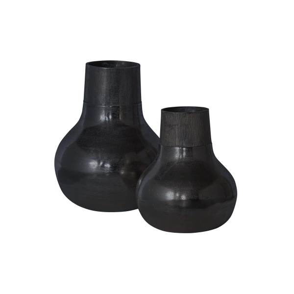 Metal Xl Vaas Metaal Zwart