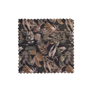 Caleidoscoop 1-zits Arm Links Printed Velvet Bq Zwart