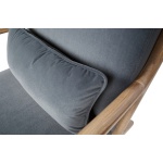 Mark Fauteuil Fluweel Antraciet