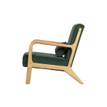 Mark Fauteuil Fluweel Flesgroen