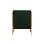 Mark Fauteuil Fluweel Flesgroen