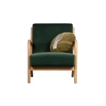 Mark Fauteuil Fluweel Flesgroen