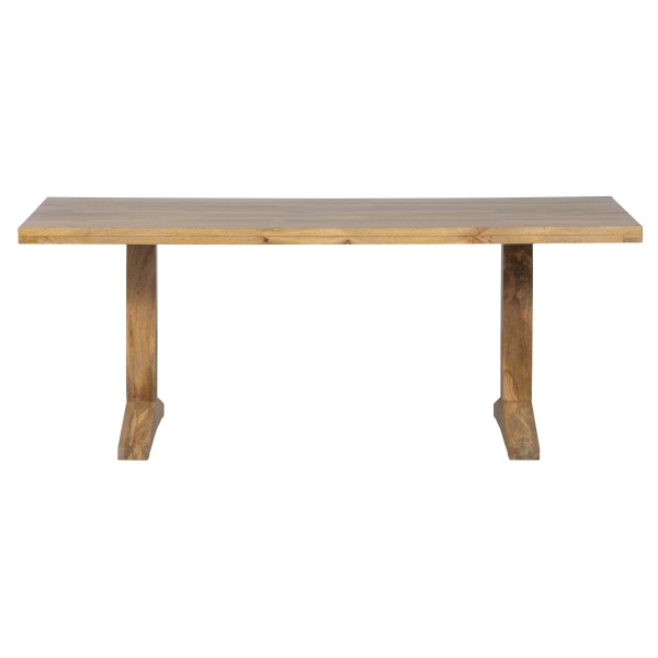 Deck Eettafel 200x90cm Mango Hout Naturel