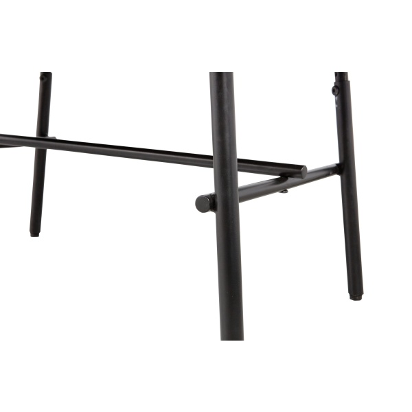 Elegance Eettafel Mango Hout/metal Zwart