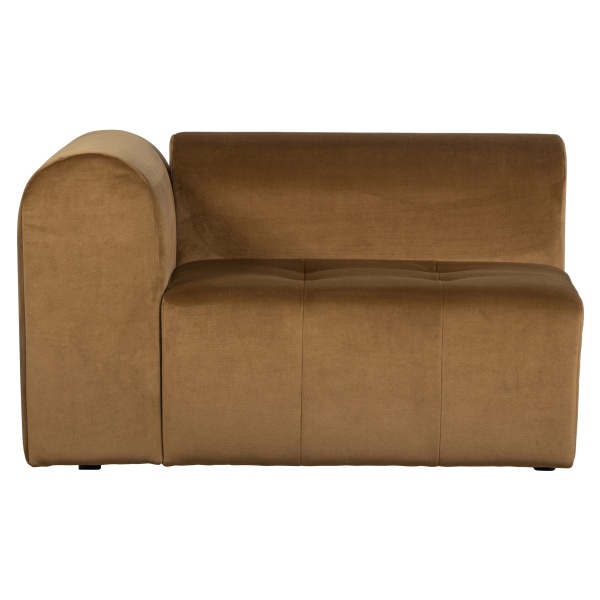 Caleidoscoop 1-zits Arm Links Velvet Honey Yellow