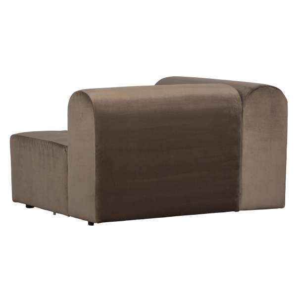 Caleidoscoop 1-zits Arm Links Velvet Taupe