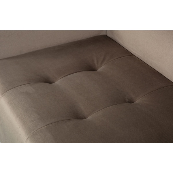 Caleidoscoop 1-zits Arm Links Velvet Taupe