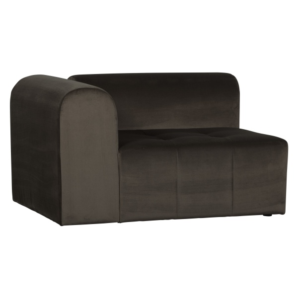 Caleidoscoop 1-zits Arm Links Velvet Warm Green