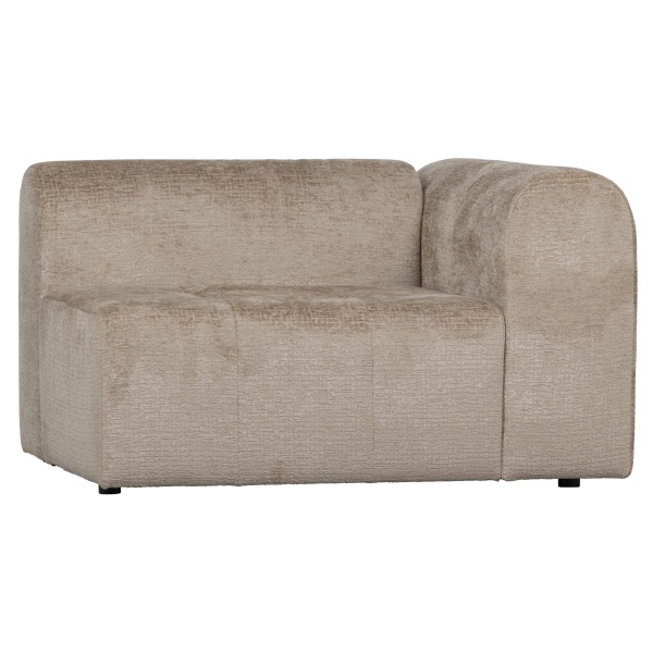 Caleidoscoop 1-zits Arm Rechts Structure Velvet Pearl