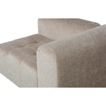 Caleidoscoop 1-zits Arm Rechts Structure Velvet Pearl