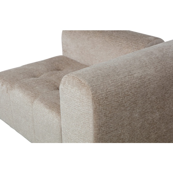 Caleidoscoop 1-zits Arm Rechts Structure Velvet Pearl