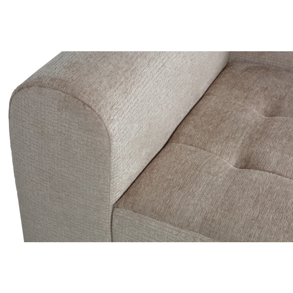 Caleidoscoop 1-zits Arm Rechts Structure Velvet Pearl