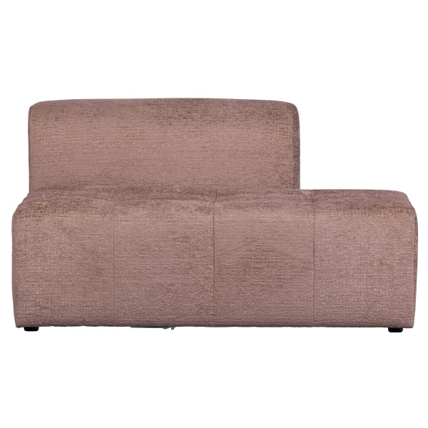 Caleidoscoop 1.5-zits Rug Links Structure Velvet Blush