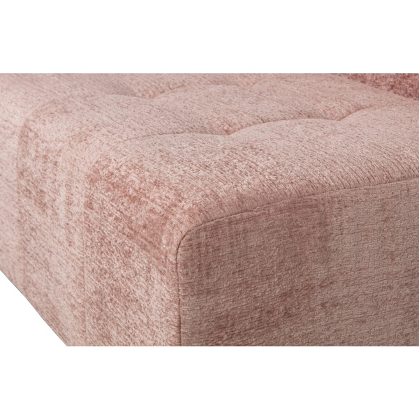 Caleidoscoop 1.5-zits Rug Links Structure Velvet Blush
